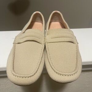 Rothy's Natural Canvas Penny Loafers